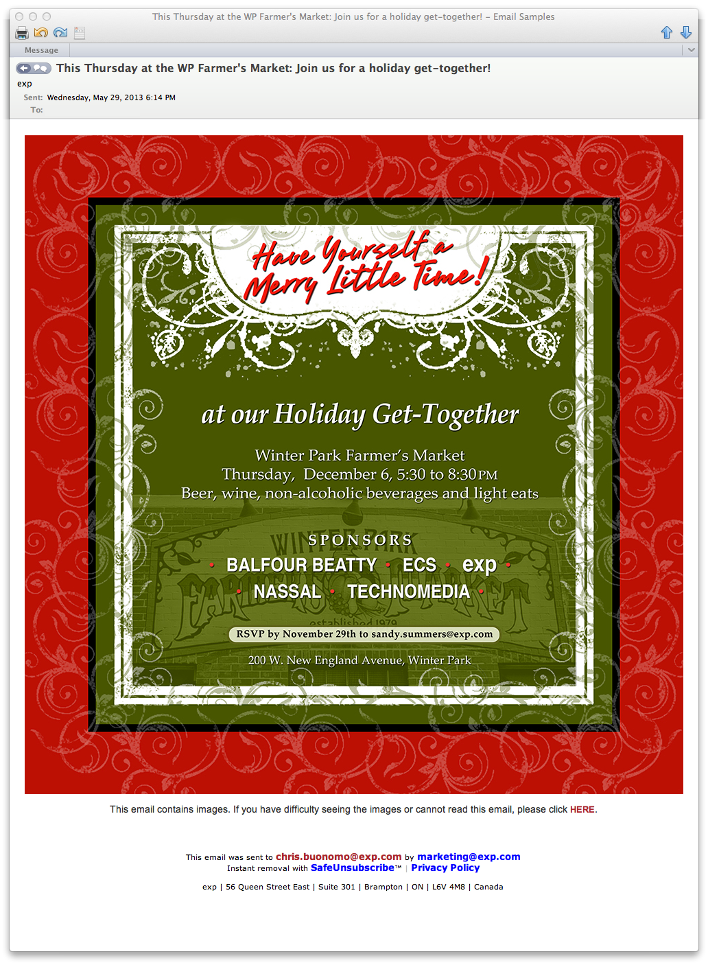 Christmas Party Invite